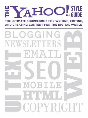 cover image of The Yahoo! Style Guide